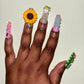 Sunflower Fantasy - 3D Press On Nails