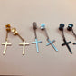 Cross gauge - men’s earrings