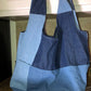 Denium Patch Big Tote Bag