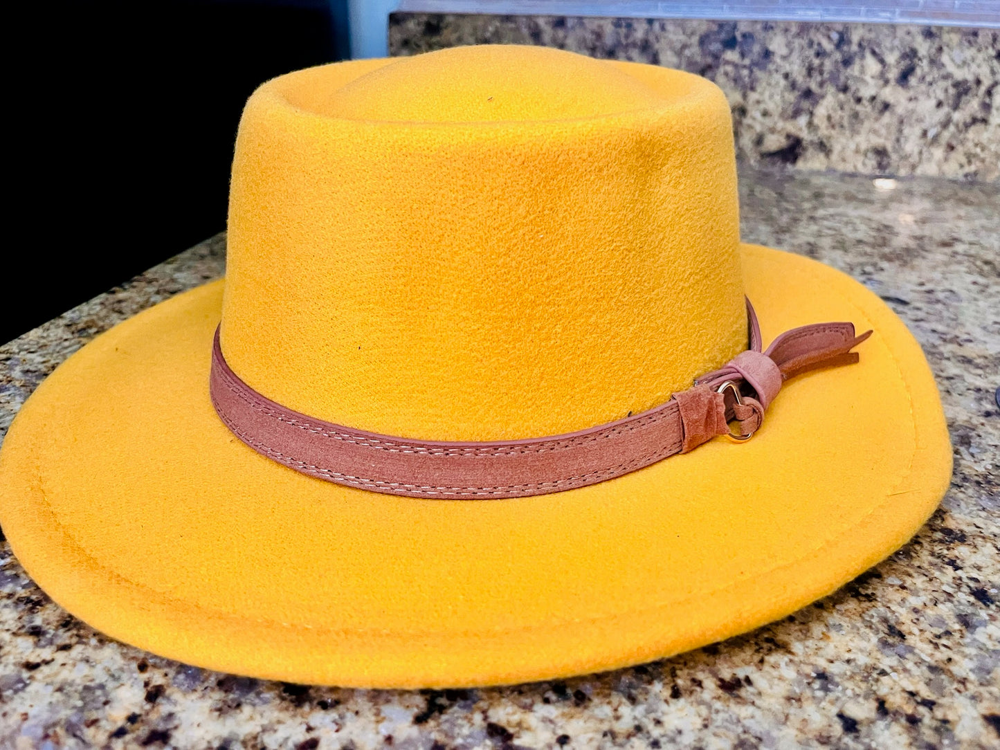 Mustard Yellow , Grey & Off White Fedora’s