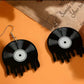 Classic Vinyl Drop Earrings