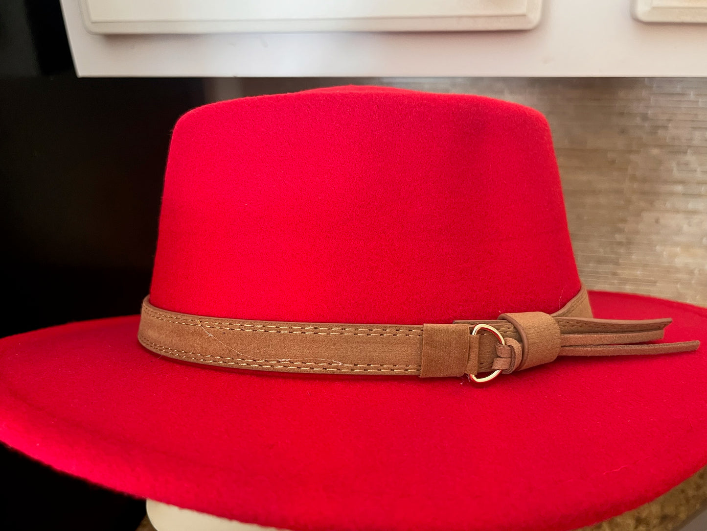 Red Vs Burgundy Fedoras