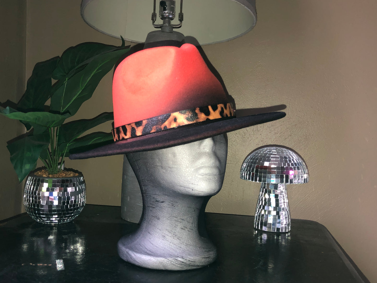 Ombré Cheetah Styled Fedora’s