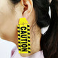 Caution Sign - Earrings