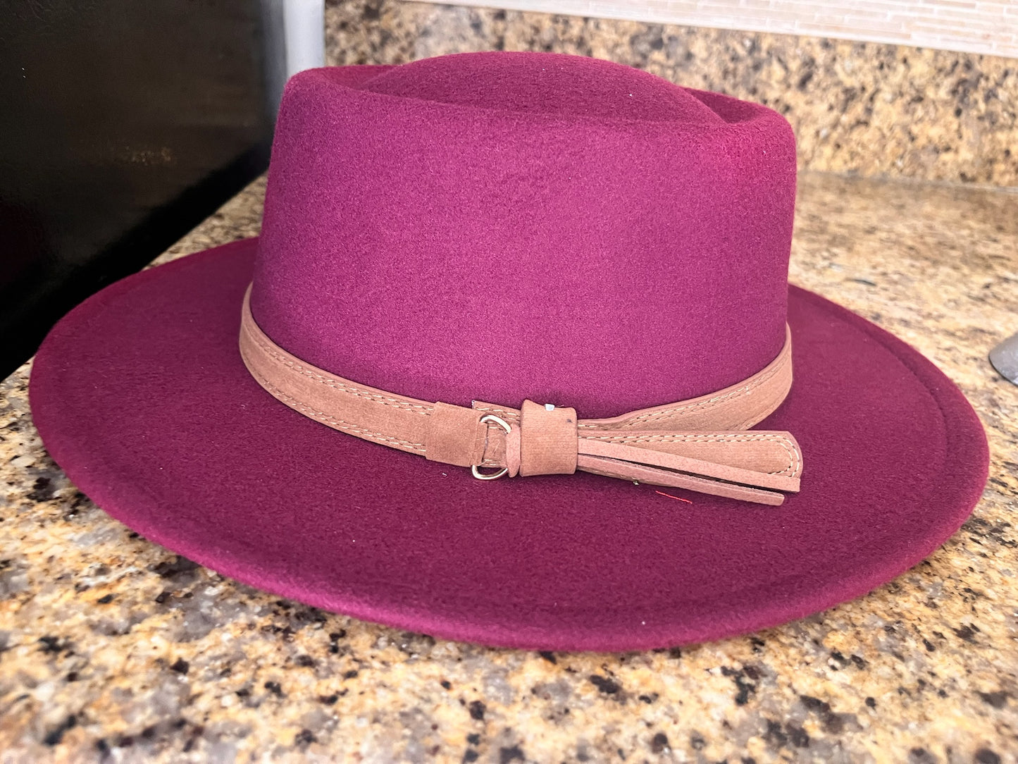 Red Vs Burgundy Fedoras