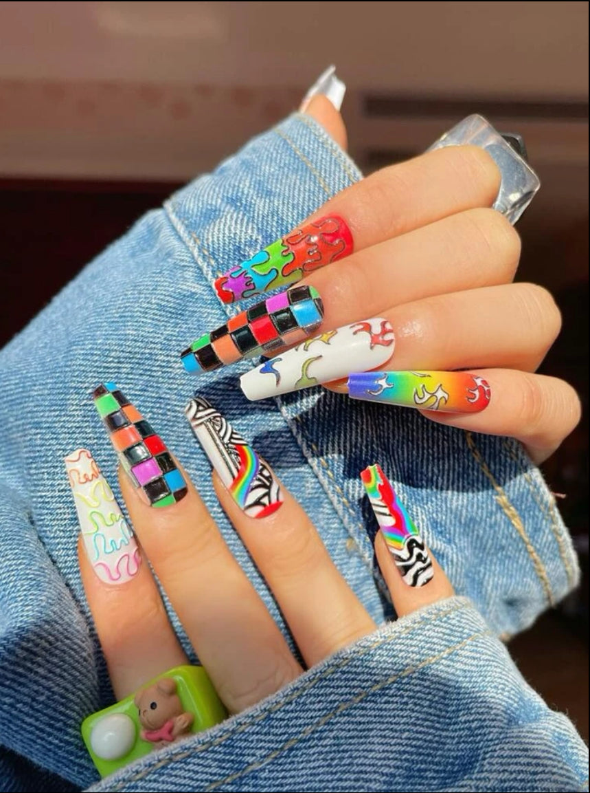 Color Me Down - Press - On Nails