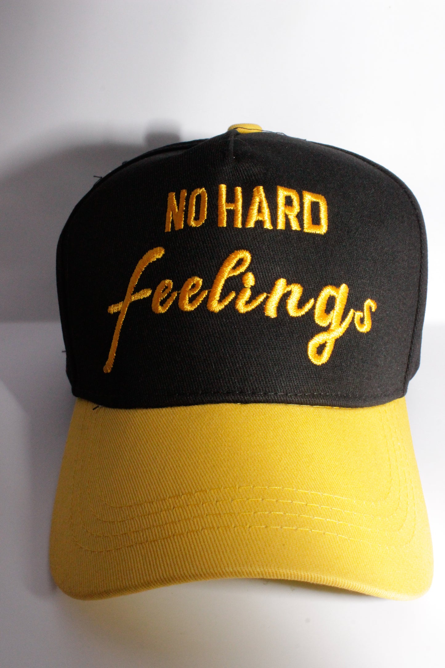 NO HARD FEELINGS (Black & Yellow) - SNAPBACK