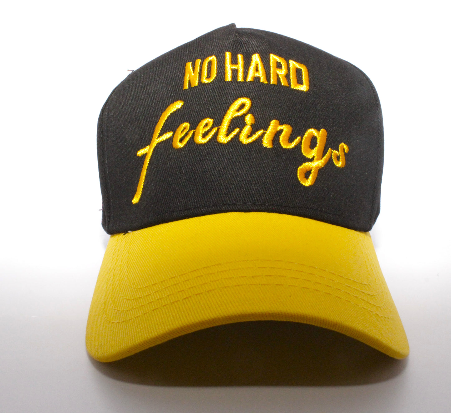 NO HARD FEELINGS (Black & Yellow) - SNAPBACK