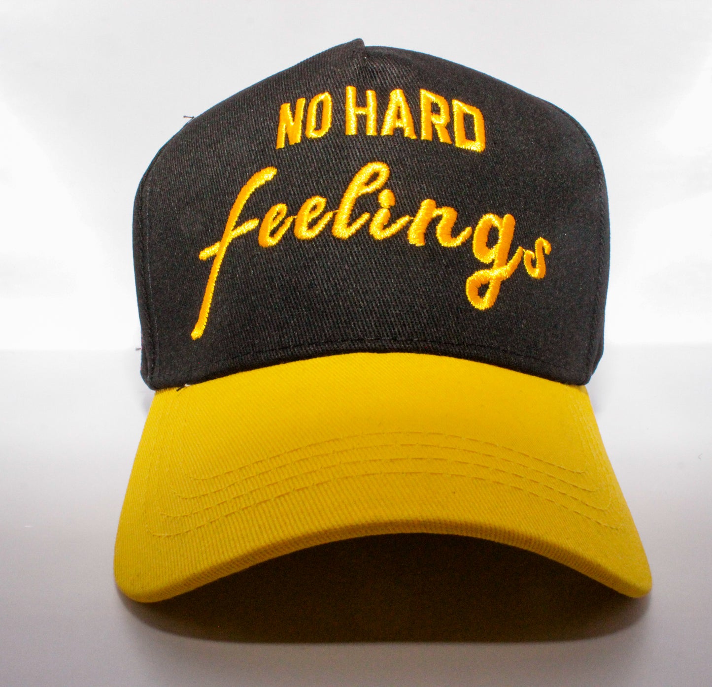 NO HARD FEELINGS (Black & Yellow) - SNAPBACK