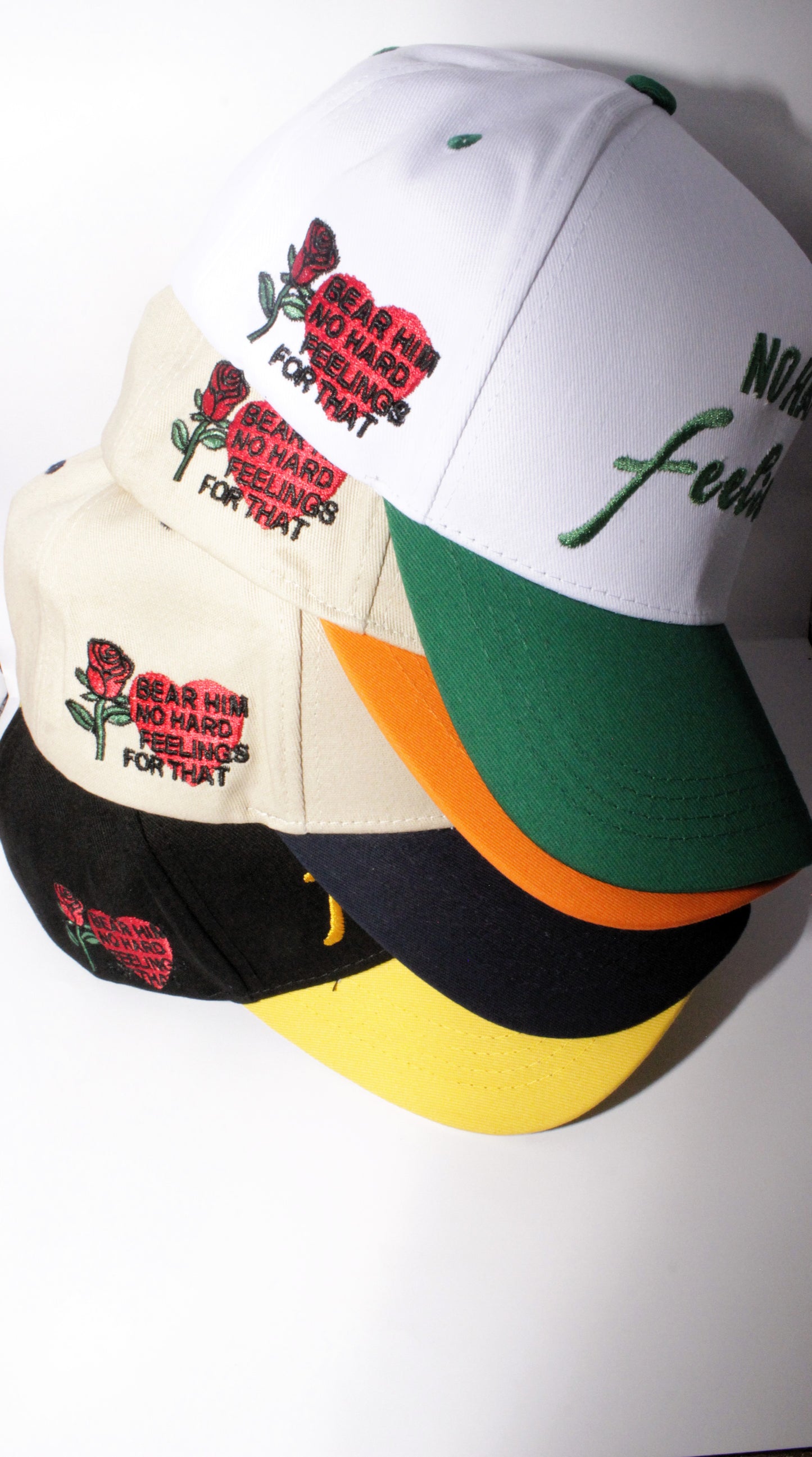 NO HARD FEELINGS (Black & Yellow) - SNAPBACK