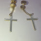 Cross gauge - men’s earrings